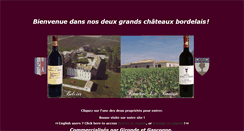 Desktop Screenshot of gironde-et-gascogne.com