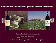 Tablet Screenshot of gironde-et-gascogne.com